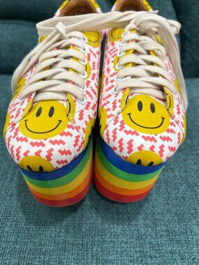 Jeffrey Cambell handmade Happy platform sneakers 6.5 collectors item